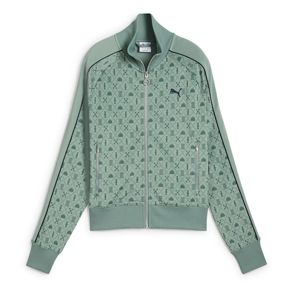 

Толстовка Puma Road To Unity Aop full zip, зеленый