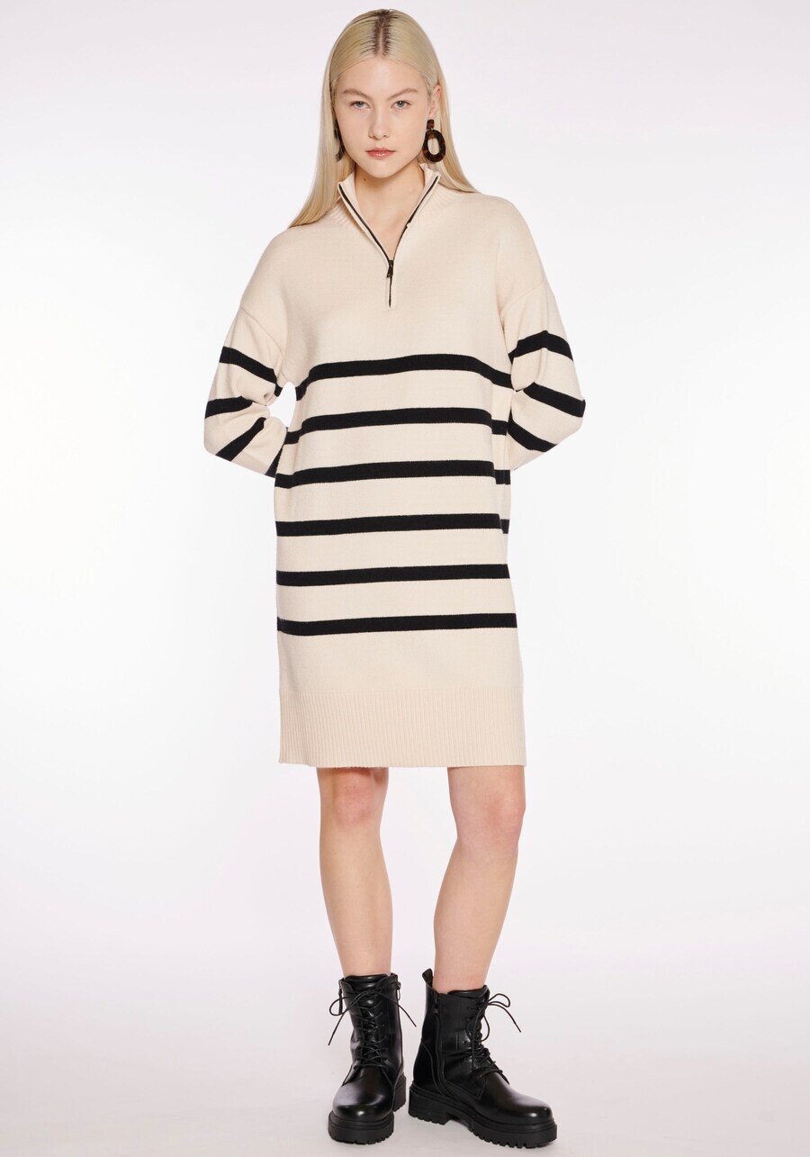 

Вязаное платье Hailys Knitted dress, кремовый