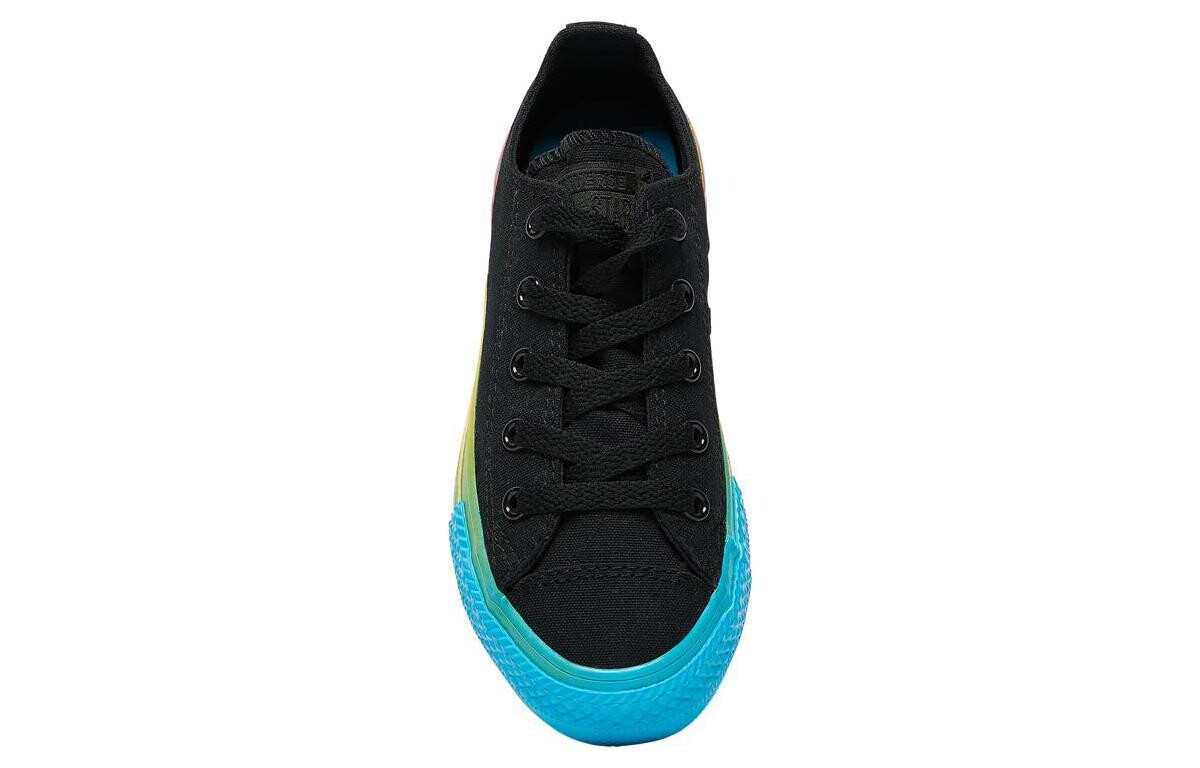Детские парусиновые туфли All Star PS Converse, черный/синий/желтый/красный — фото 3
