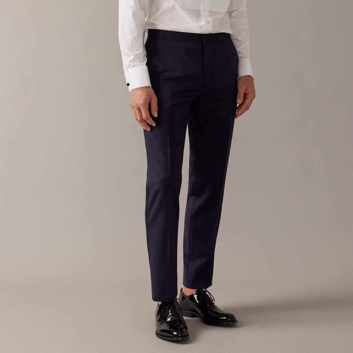 

Узкие брюки-смокинг Ludlow из итальянской шерсти J.Crew, синий