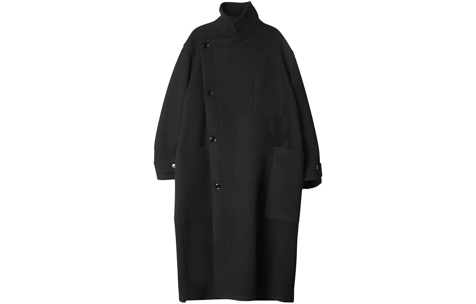 

Пальто-кокон Lemaire, черный