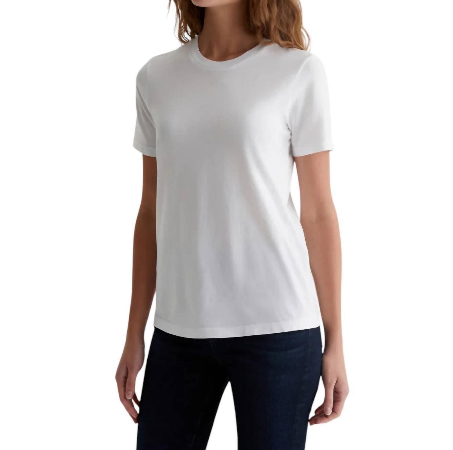 

Футболка Jagger Crew Neck в истинно белом цвете AG Jeans