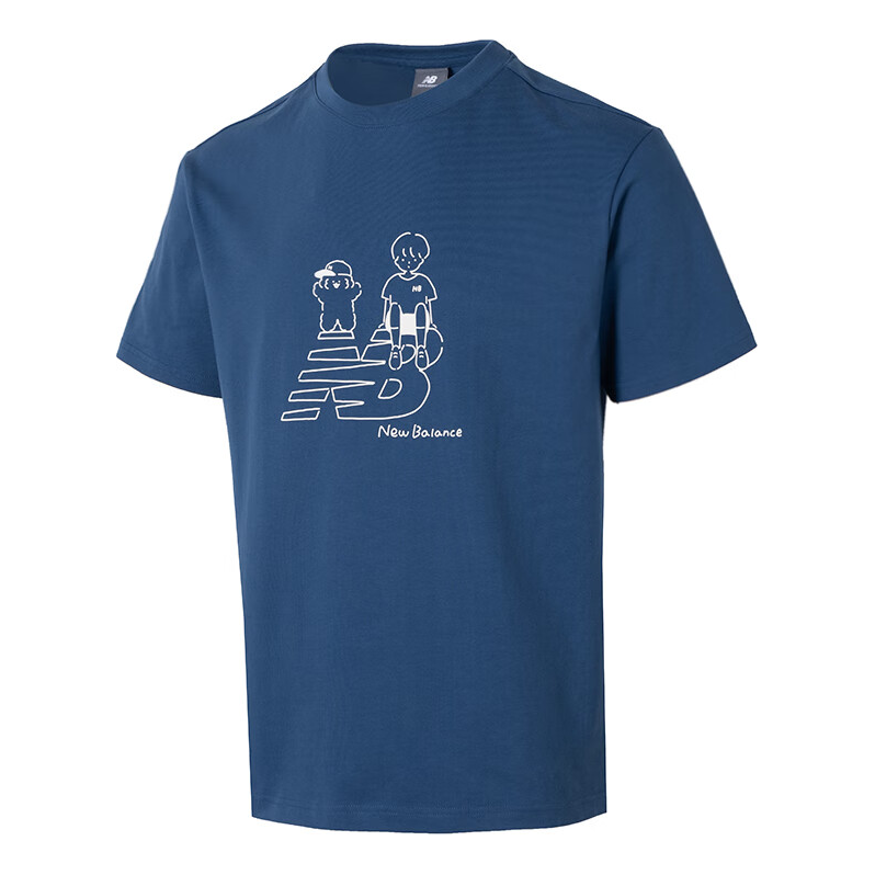 

Футболка New Balance x Noritake Graphic T-Shirt ' Navy', темно-синий