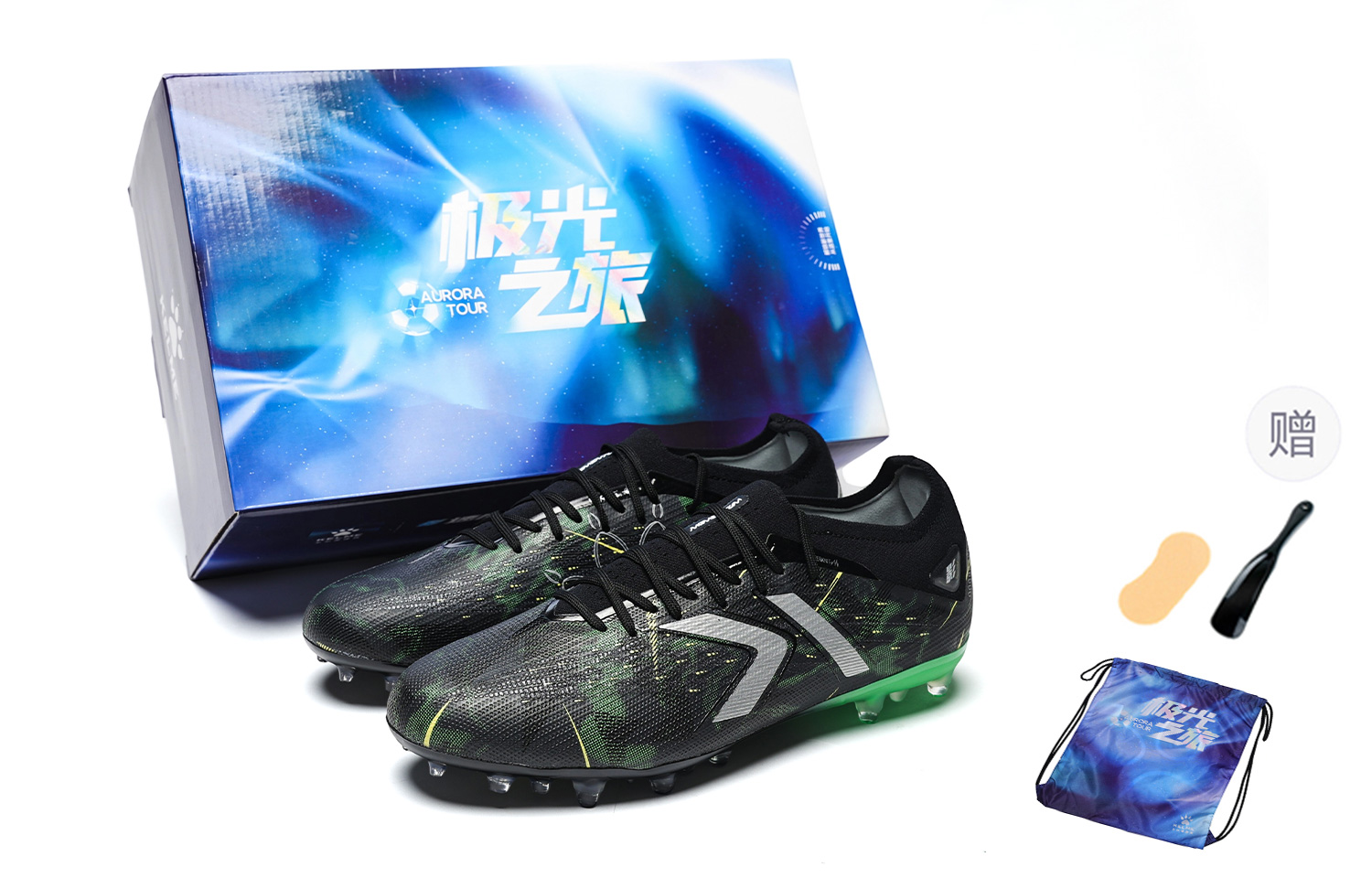 KELME Футбольные бутсы Shadow 2.0 MG Multi Ground с искусственным покрытием, износостойкие, ударопрочные, унисекс, черно-зеленые
