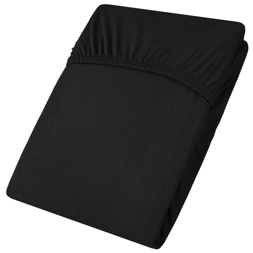 

Простыня Active 140x200-160x200, черный хлопковый трикотаж, ок. 145 г/м² CelinaTex