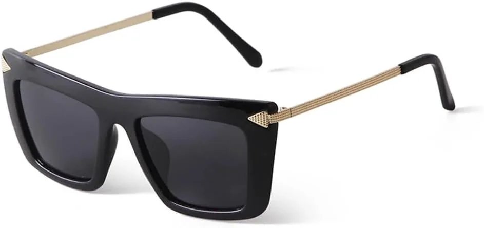 

Солнцезащитные очки LVTFCO Arrow в винтажном стиле для женщин, черепаховая оправа, градиентные, женские и мужские, защита от УФ-излучения UV400, C4 Black