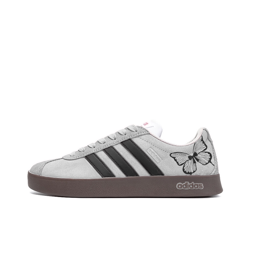 

Кроссовки adidas neo Skateboarding Shoes Unisex Low-top Black/grey/brown, светло-серый