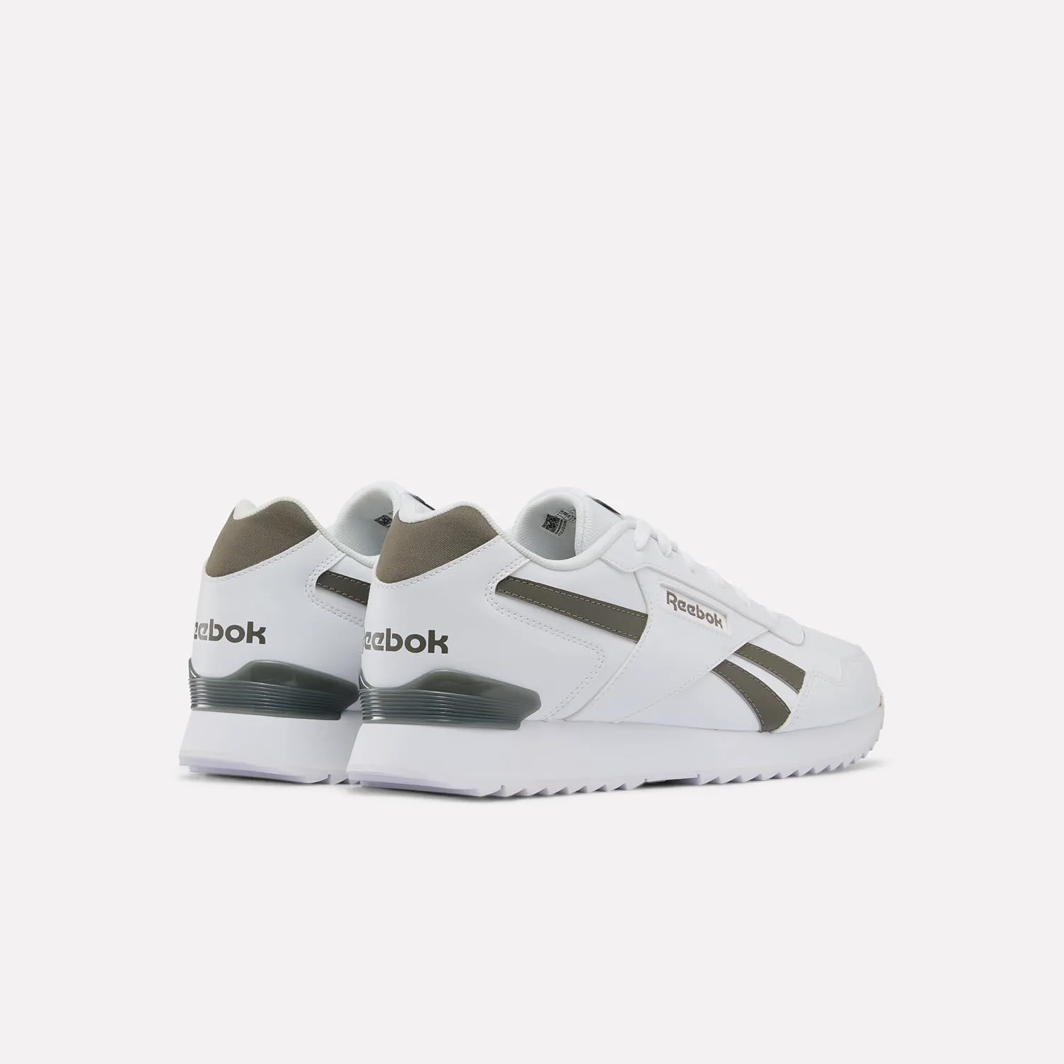 Мужские кроссовки Reebok Cl Leather серые, белый — фото 4