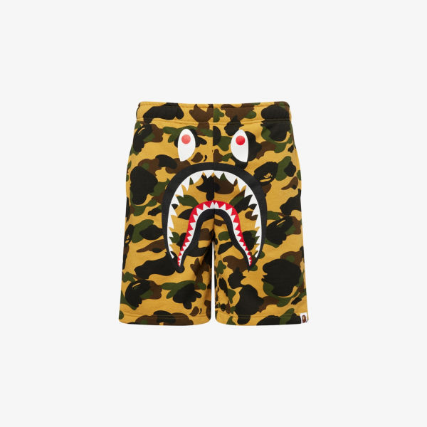 

Шорты A Bathing Ape с принтом, желтый