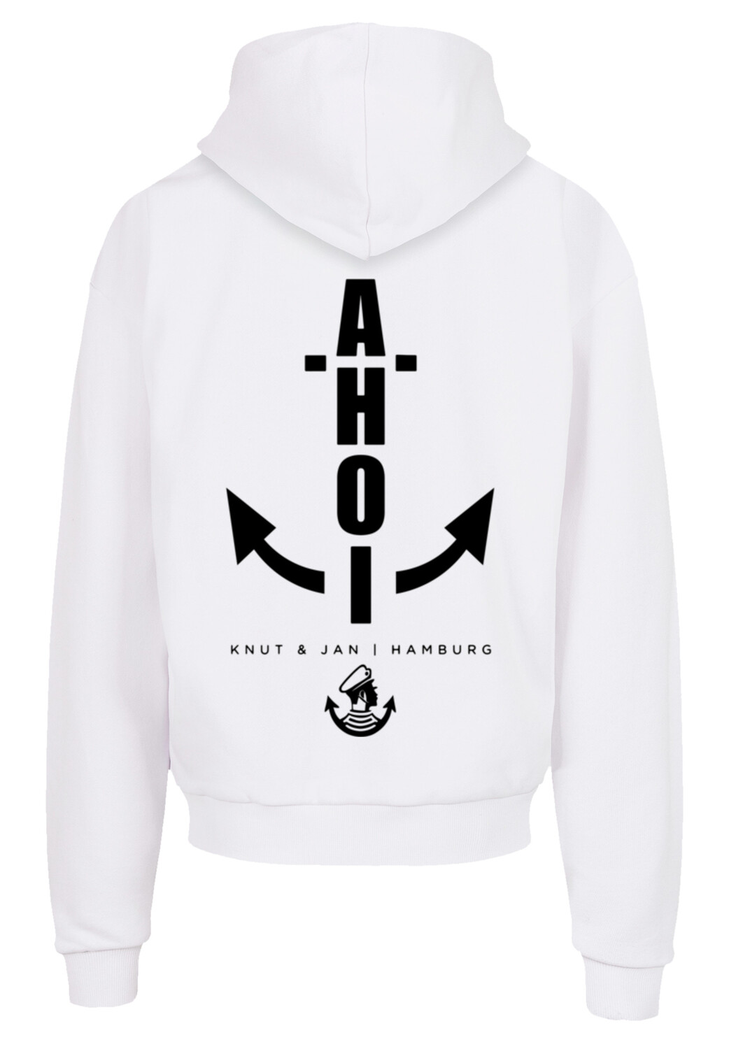 

Пуловер F4NT4STIC Hoodie Hoodie Ahoi Anker Knut & Jan Hamburg, белый