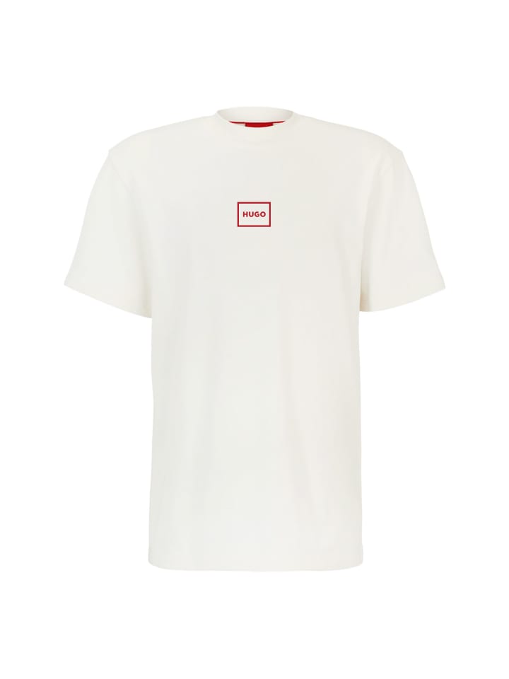 

Футболка Laze белого цвета HUGO, Белый, Футболка Laze белого цвета HUGO