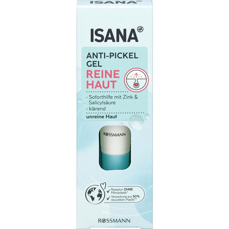 

Чистая кожа гель против прыщей ISANA, 15 ml