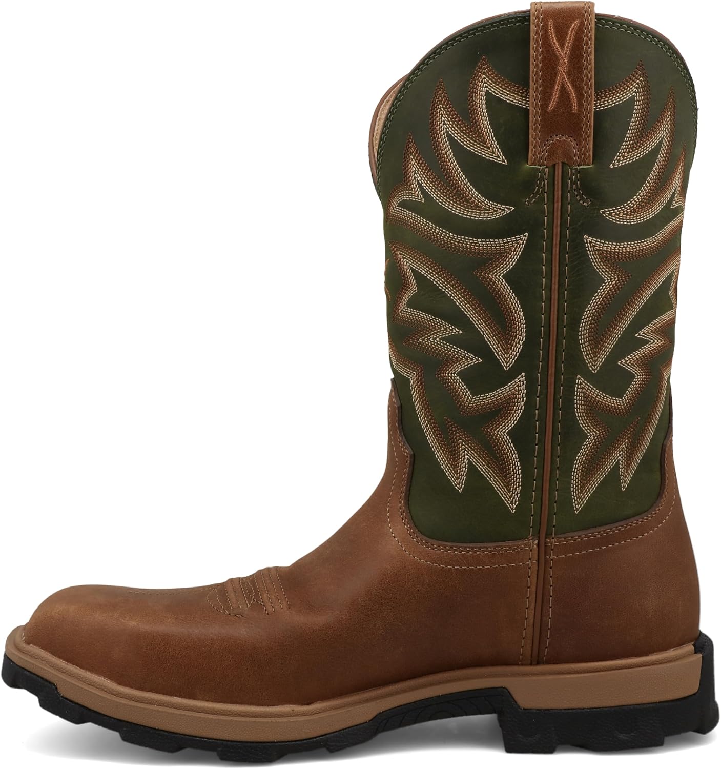 Ботинки Twisted X Men's 11 с вставкой Nano Composite Toe, легкие X Western, оливковый — фото 2