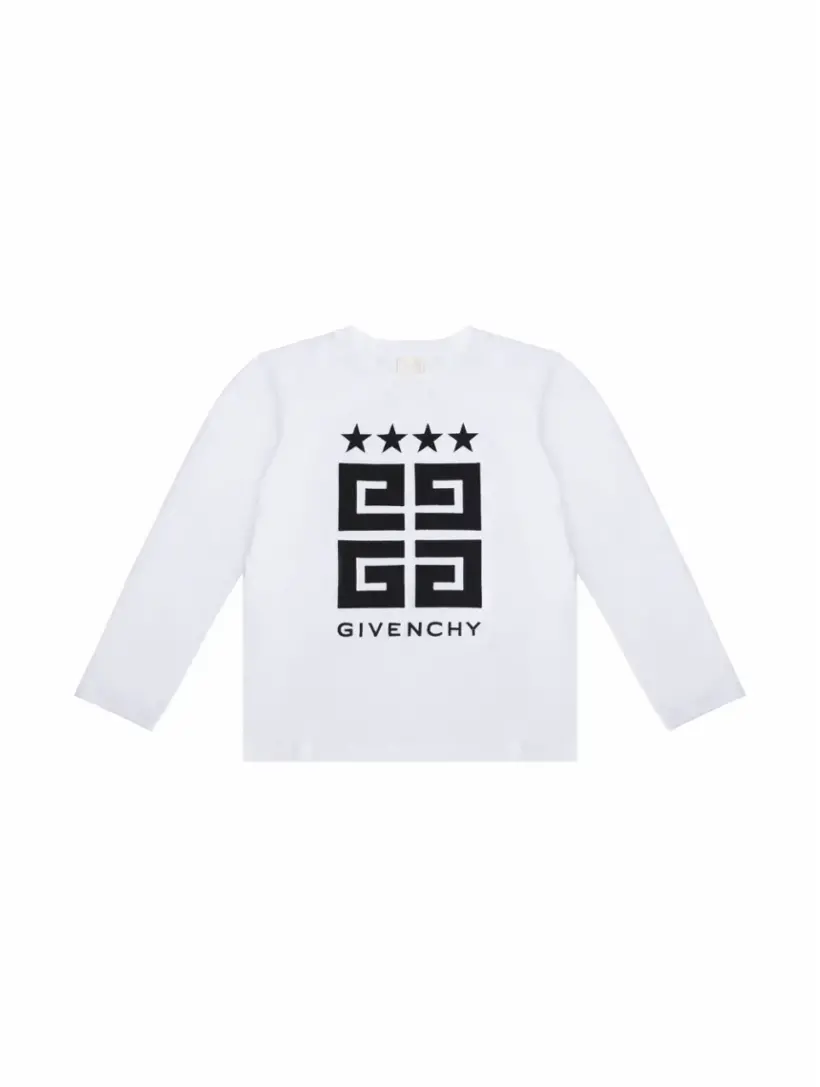 

Хлопковый лонгслив 4G Givenchy, белый