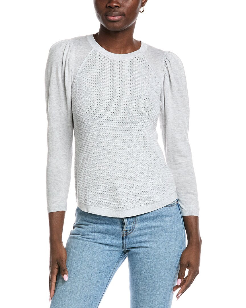 

Осенний кашемировый кардиган с регланными рукавами Autumn Cashmere, серый