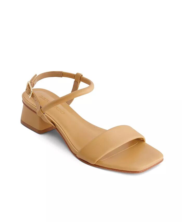 Сандалии Bernardo Josei на низком каблуке Bernardo Footwear, коричневый/бежевый — фото 4