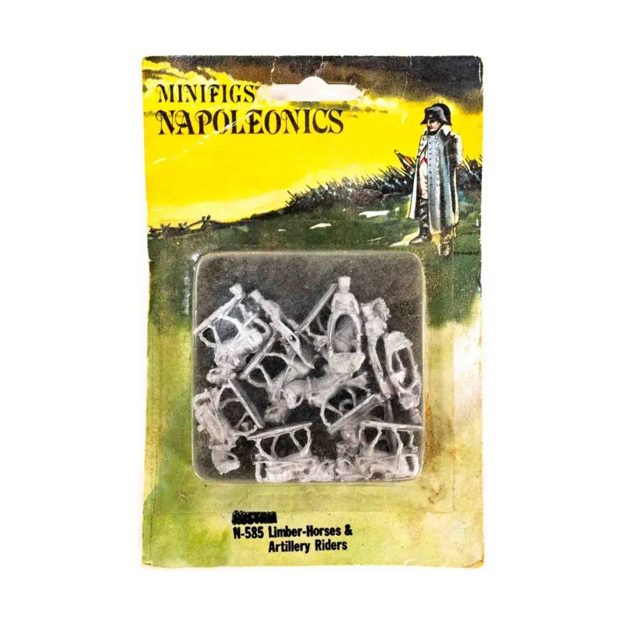 

Австрийские передние лошади и артиллерийские наездники, Napoleonic Miniatures - Austrian (15mm) (Minifigs)