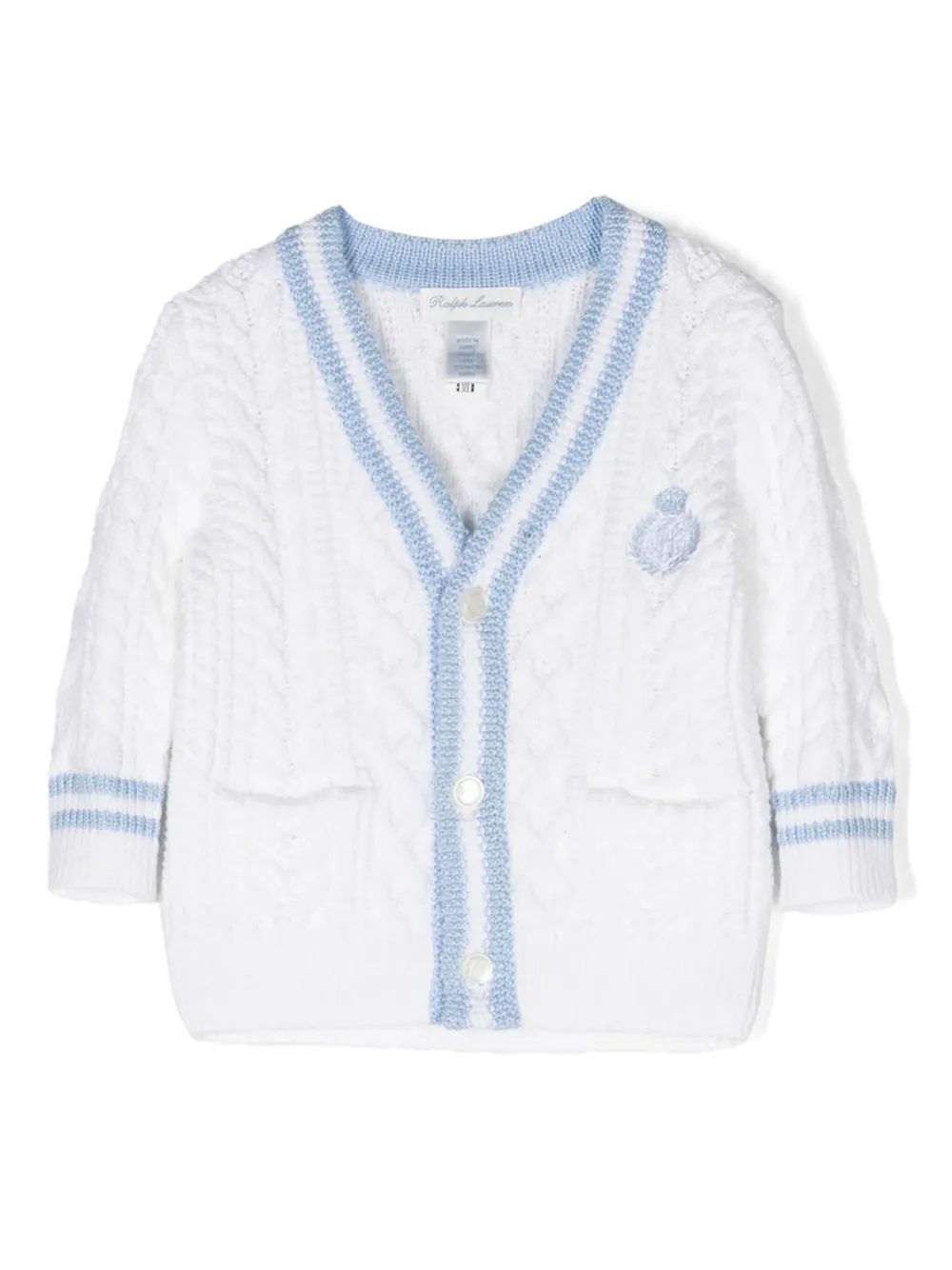 

Кардиган Cricket фактурной вязки POLO RALPH LAUREN KIDS, белый