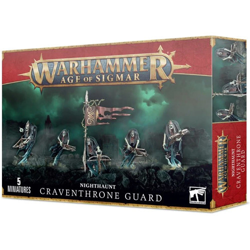 

Миниатюра Games Workshop Warhammer Age of Sigmar: Nighthaunt - Craventhrone Guard