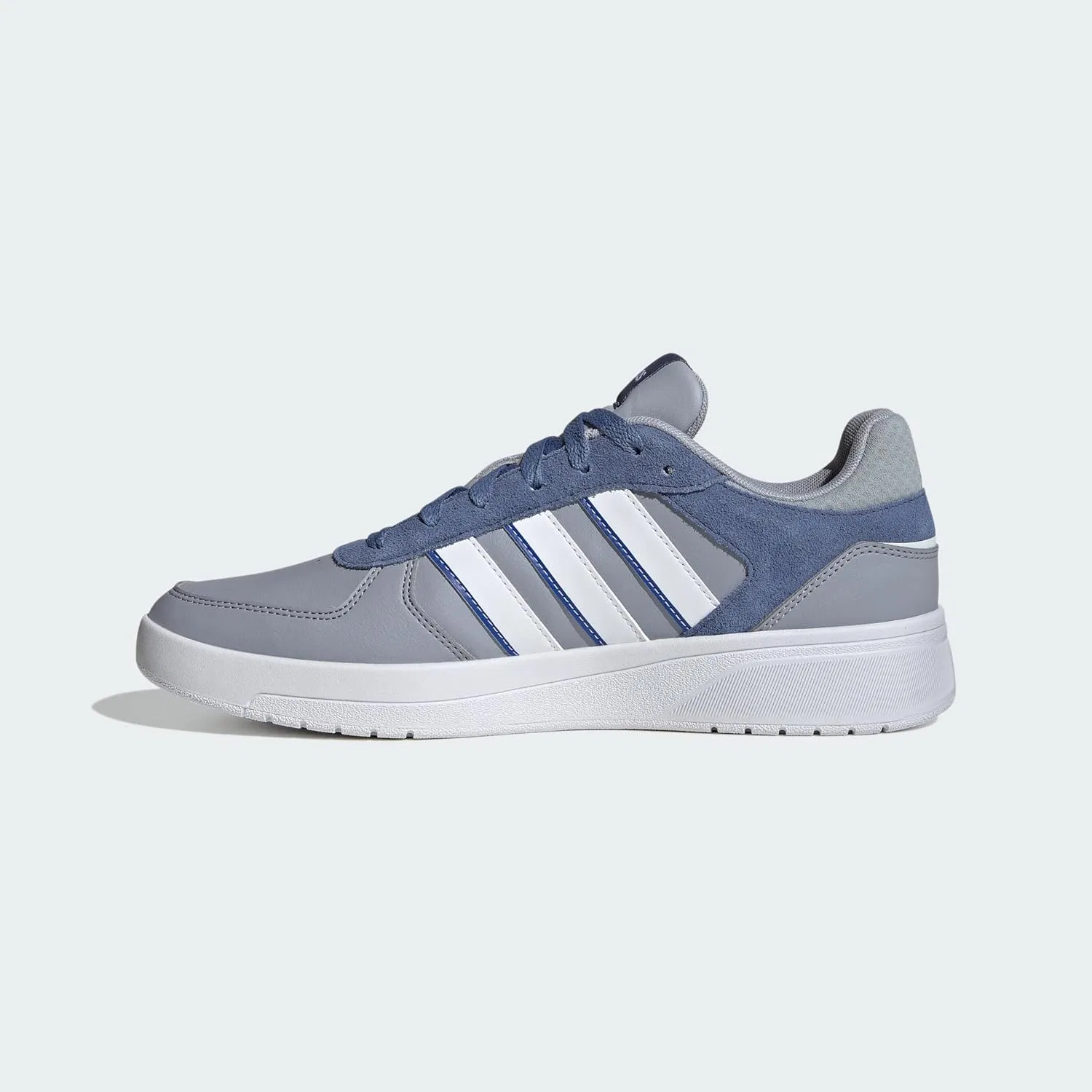 Мужские кроссовки Adidas Courtbeat, Halo Silver Cloud White Crew Blue — фото 2