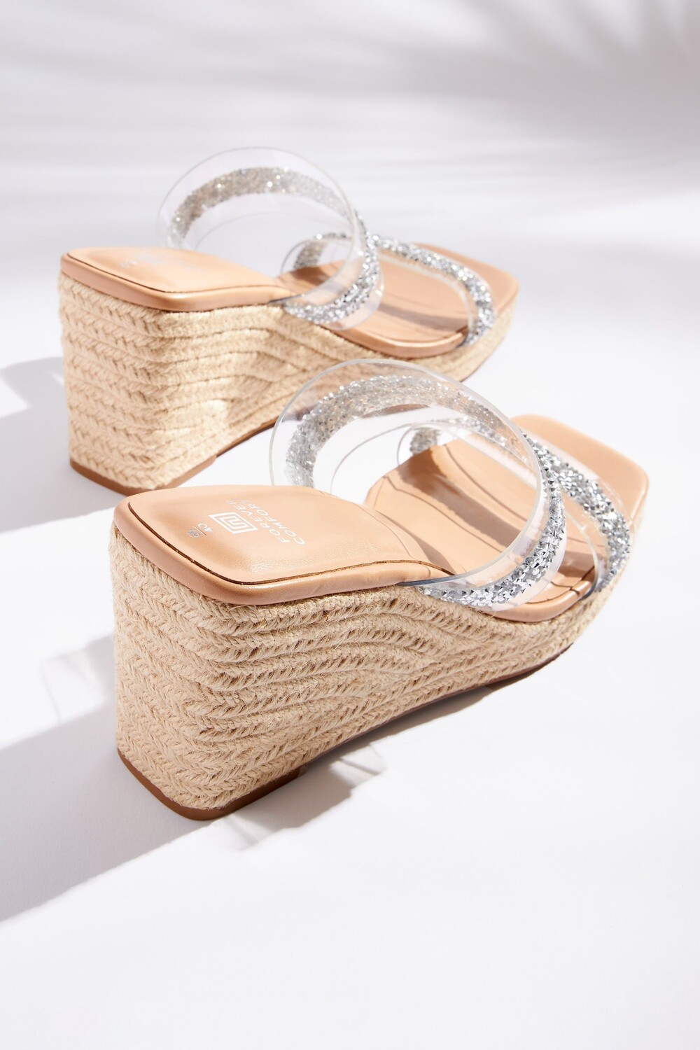 Босоножки на танкетке Forever Comfort Next, розовый — фото 2
