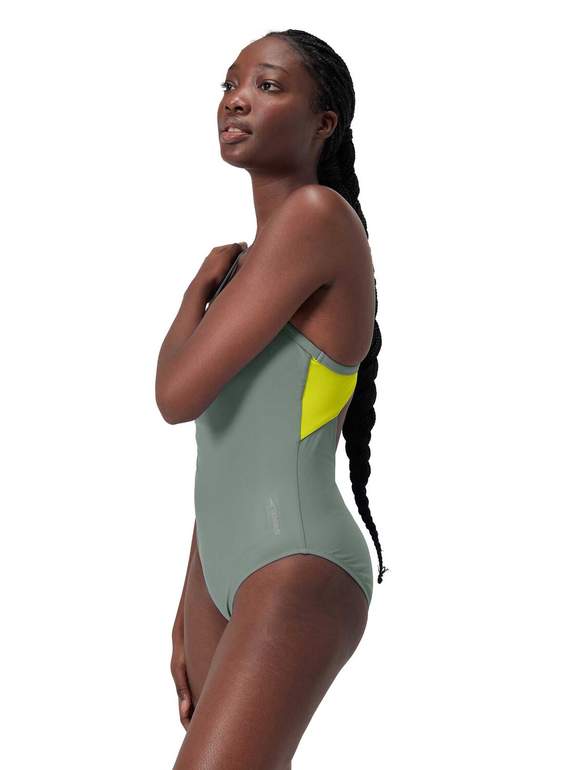 

Цельный купальник Speedo COLORBLOCK RACERBACK, разноцветный