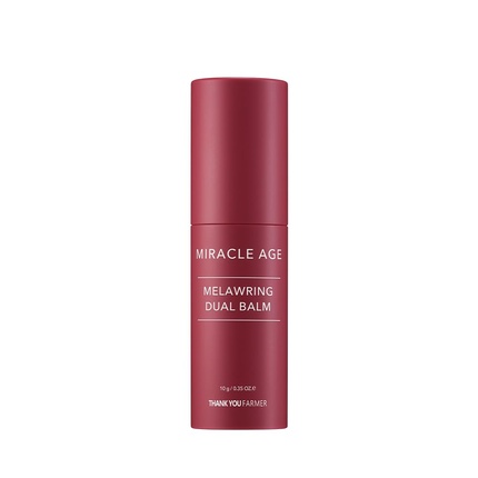 

THANKYOU FARMER Miracle Age Melawring Dual Balm Корейский крем для кожи вокруг глаз для лица Быстровпитывающийся бальзам-стик против морщин Гусиные лапки Средство для ухода за кожей вокруг глаз Подтяжка тонких линий 0,35 унций