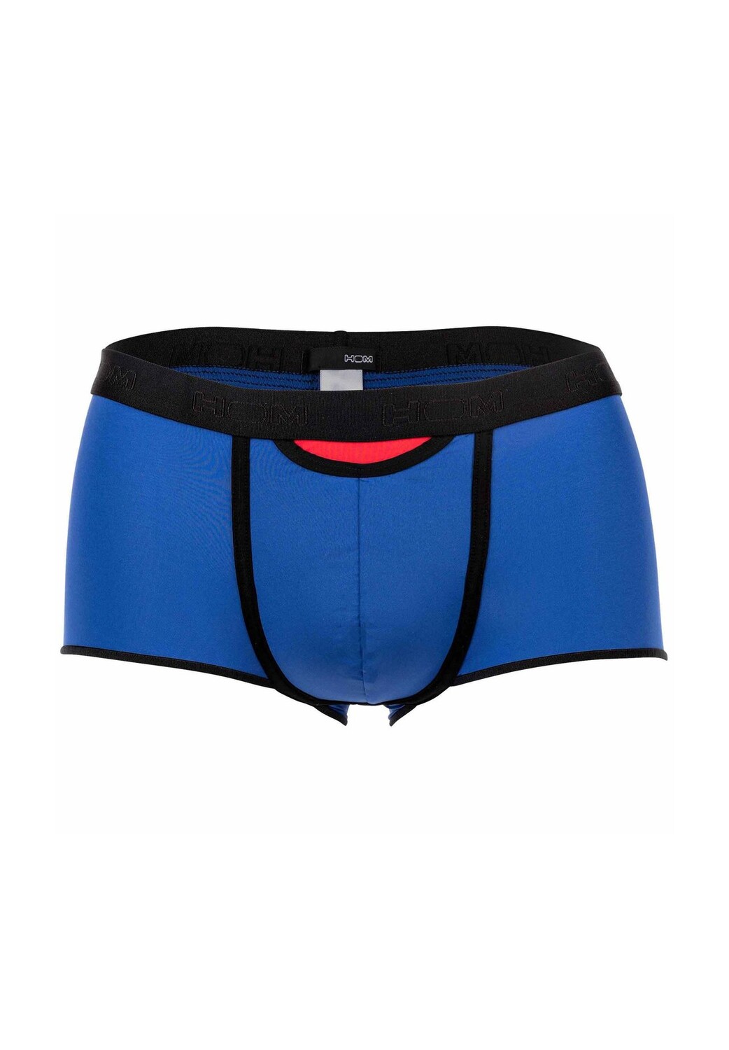 

Мужские боксеры - Trunks HO1 Plume up, шорты микрофибра стрейч, однотонные HOM, синий