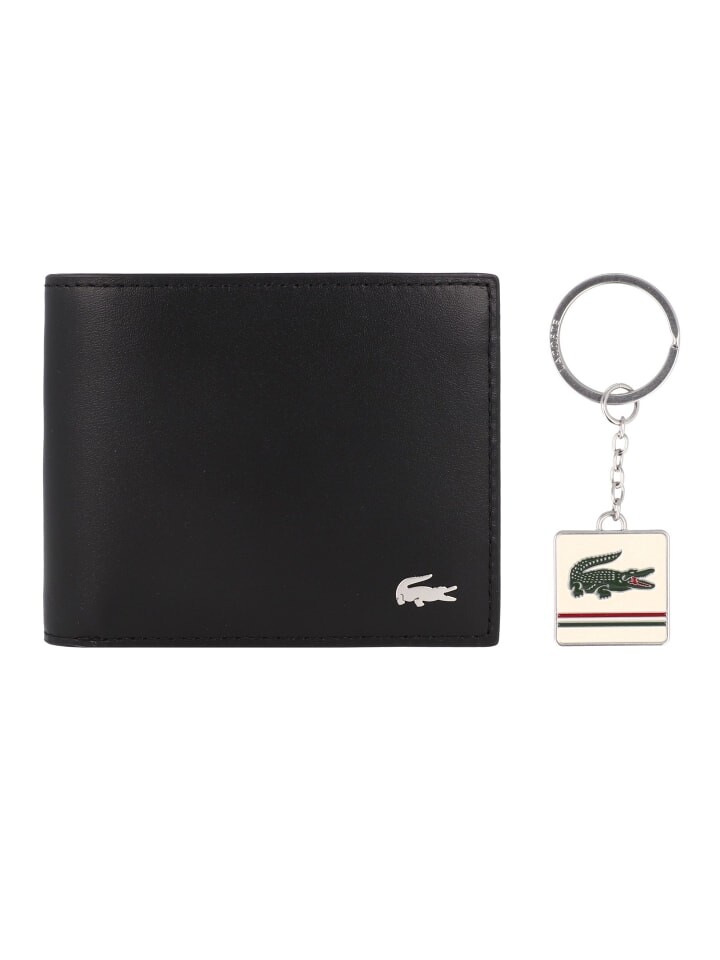 

Кошелек Lacoste Leder 11 cm Geschenkbox, цвет noir kr farine