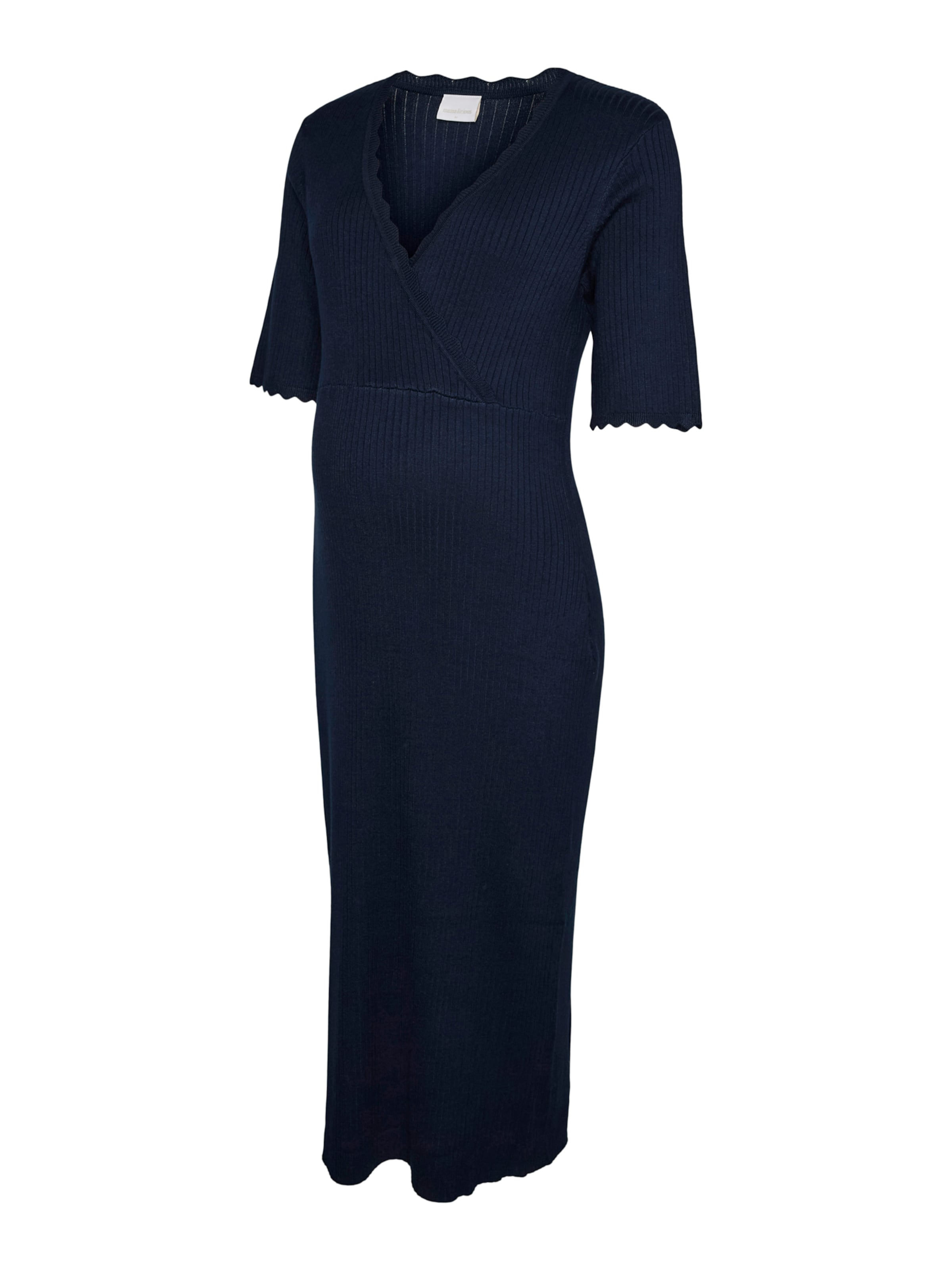 

MAMALICIOUS Вязаное платье 'MLElisa' в темно-синем цвете