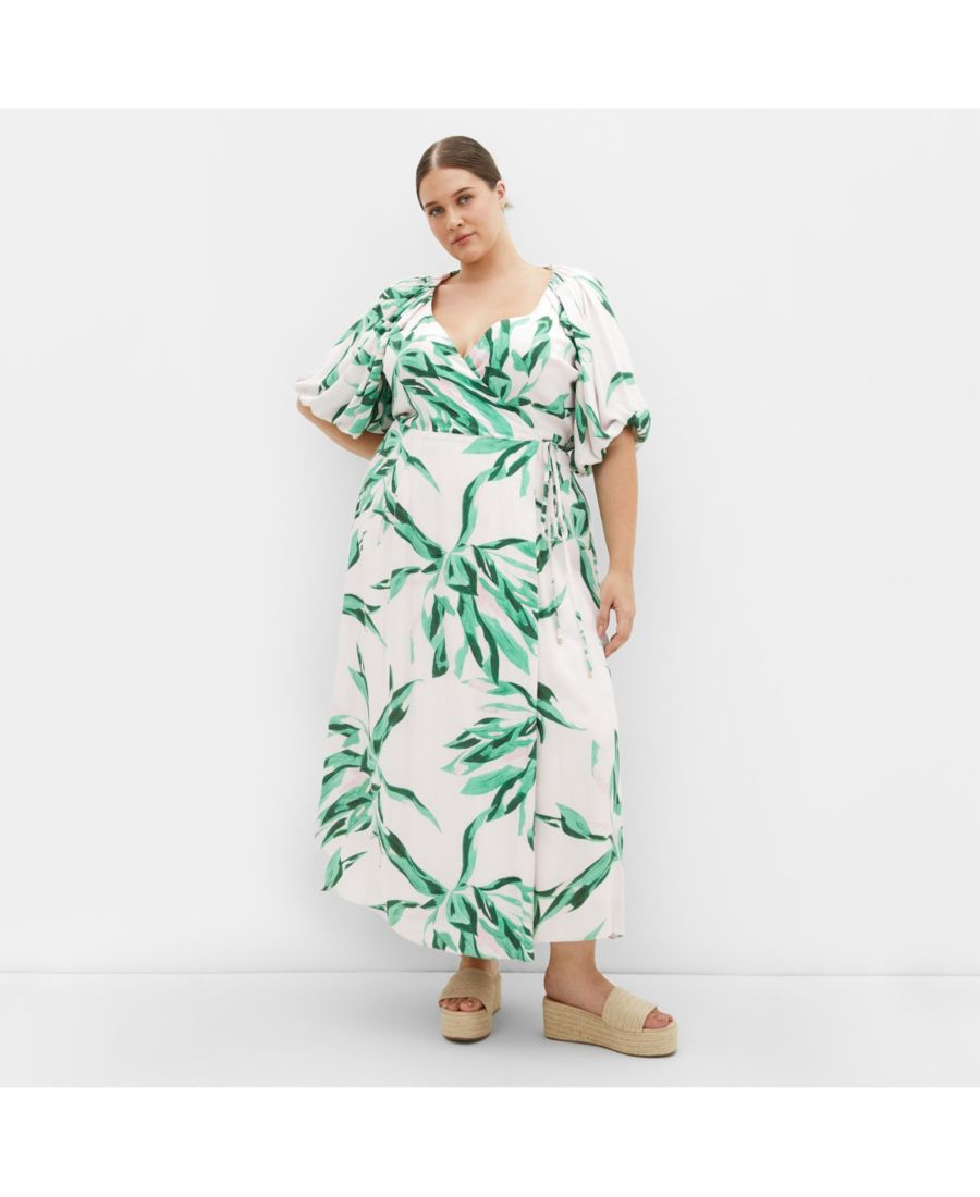 

Макси-платье Leilani больших размеров CITY CHIC, Kelly floral