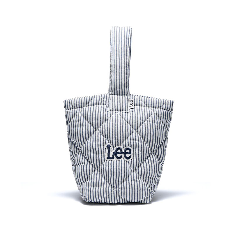

Lee Тканевая женская сумка сине-белая серебристая, Blue White