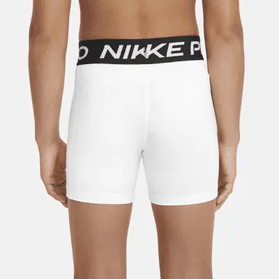 Шорты Nike Pro, цвет White/Pure Platinum — фото 3
