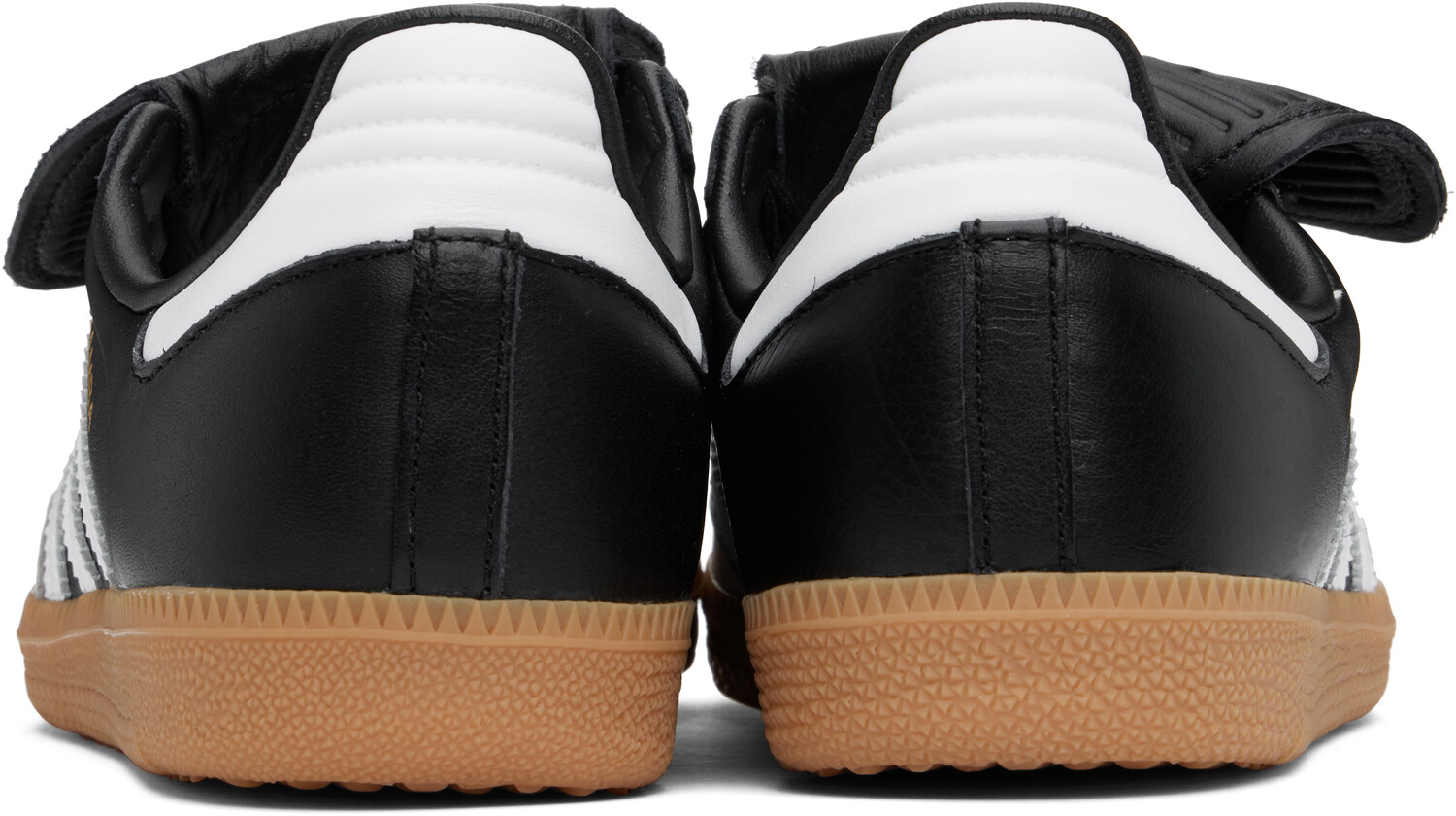 Кроссовки Samba LT черного и серого цвета Adidas Originals, Core black/Cloud white/Gold metallic — фото 2