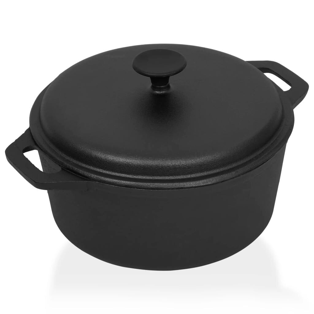 

Кастрюля vidaXL 26,5 см, чугун