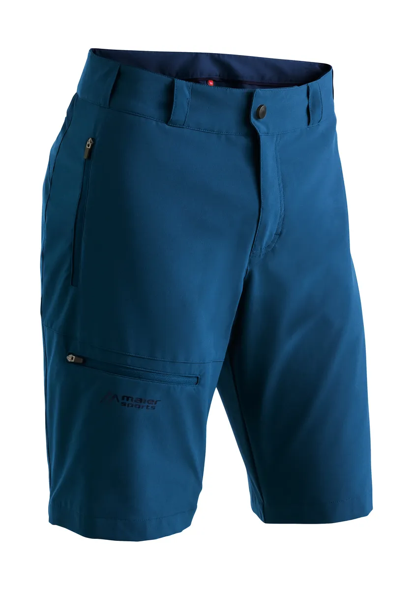 

Функциональные шорты Maier Sports "Latit Short M", быстросохнущие функциональные шорты-бермуды из эластичного материала, синий