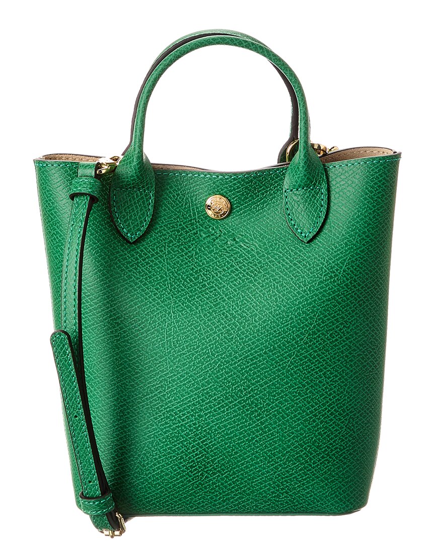 

Сумка-тоут Longchamp Épure Extra Small Leather с короткой ручкой, зеленый