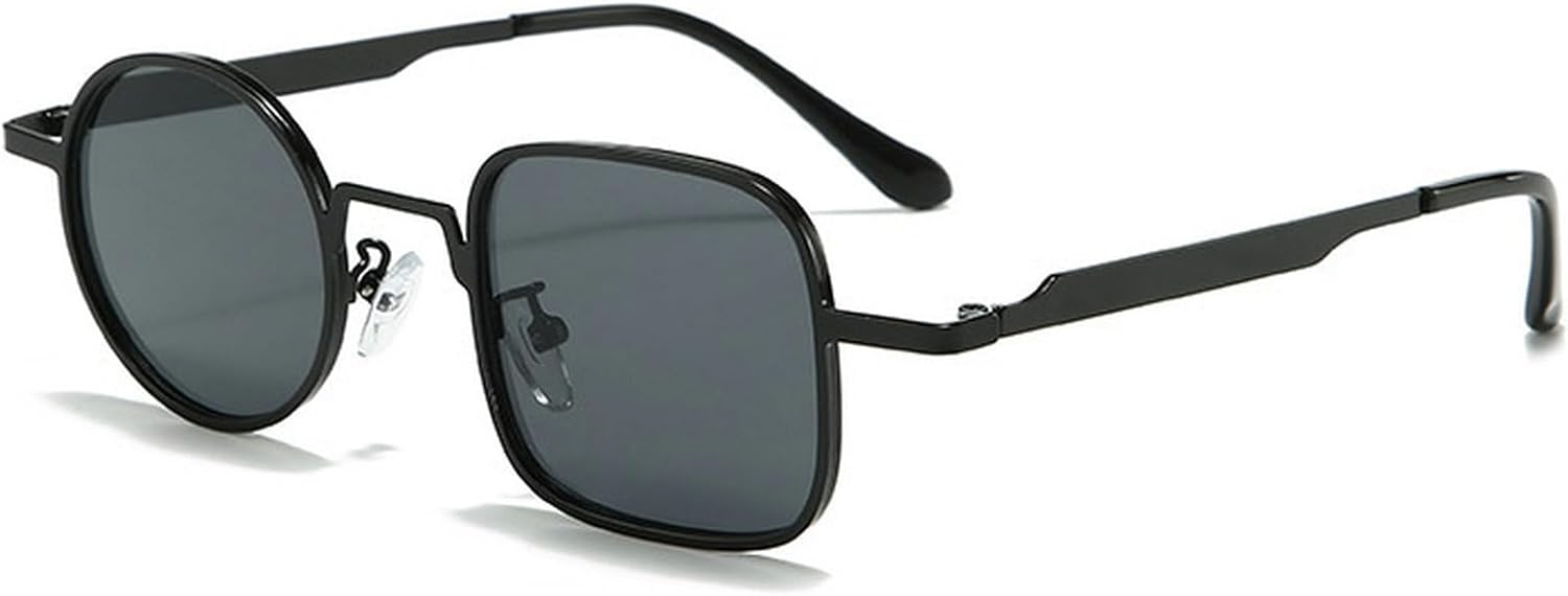 

Солнцезащитные очки в маленькой оправе, круглые и квадратные, для женщин и мужчин, 2025 год, роскошные винтажные панк-очки, модные металлические солнцезащитные очки для мужчин, защита от УФ-излучения UV400 mincl, C2