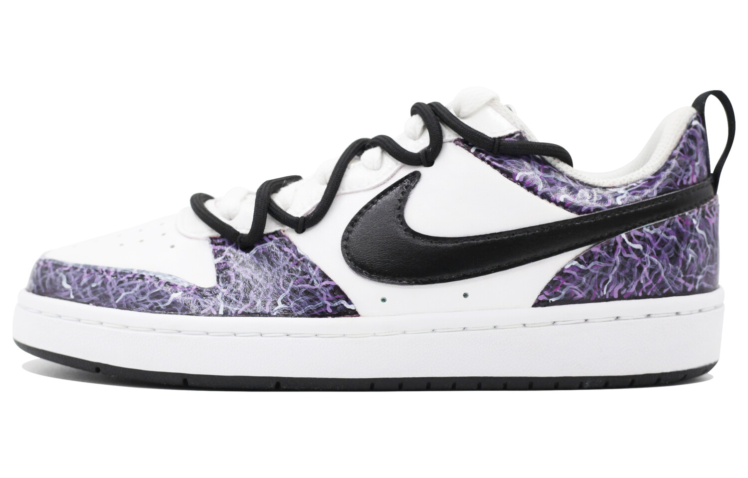 

Кроссовки Nike Court Borough Skateboard Shoes Women's Low-Top Black Purple, Фиолетовый, Кроссовки Nike Court Borough Skateboard Shoes Women's Low-Top Black Purple