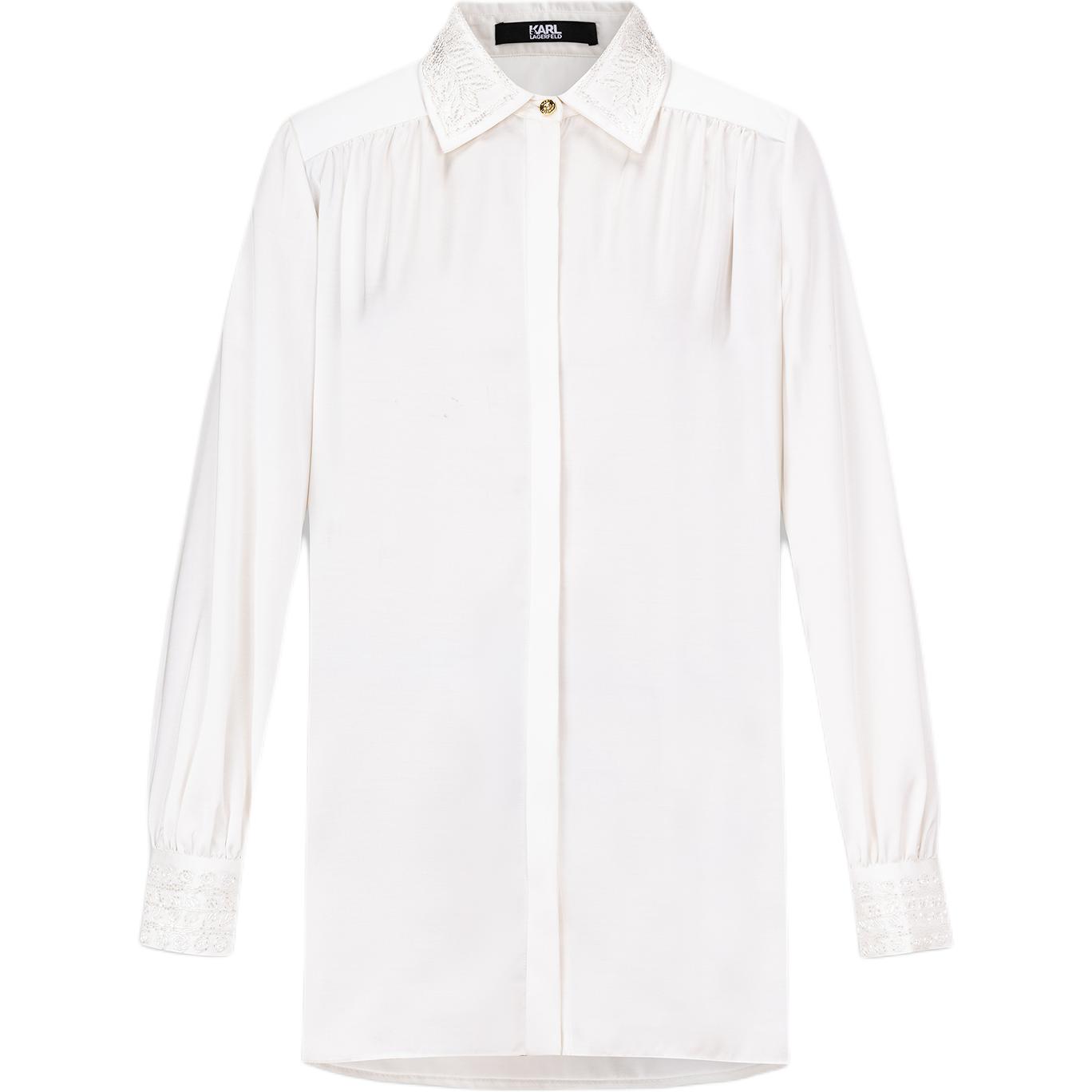 

KARL LAGERFELD / Karl Lagerfeld Jeans Рубашка KARL LAGERFELD SS25 женская белая