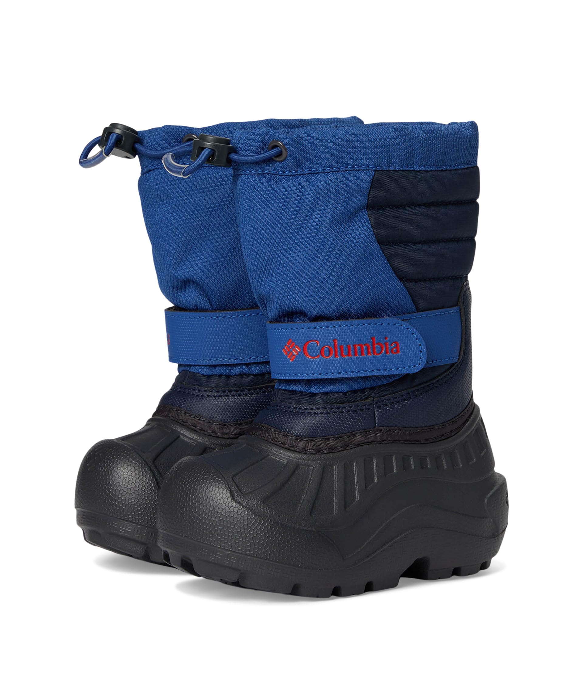 

Ботинки Columbia Kids Powderbug Snowlite, цвет Mountain Blue/Spicy