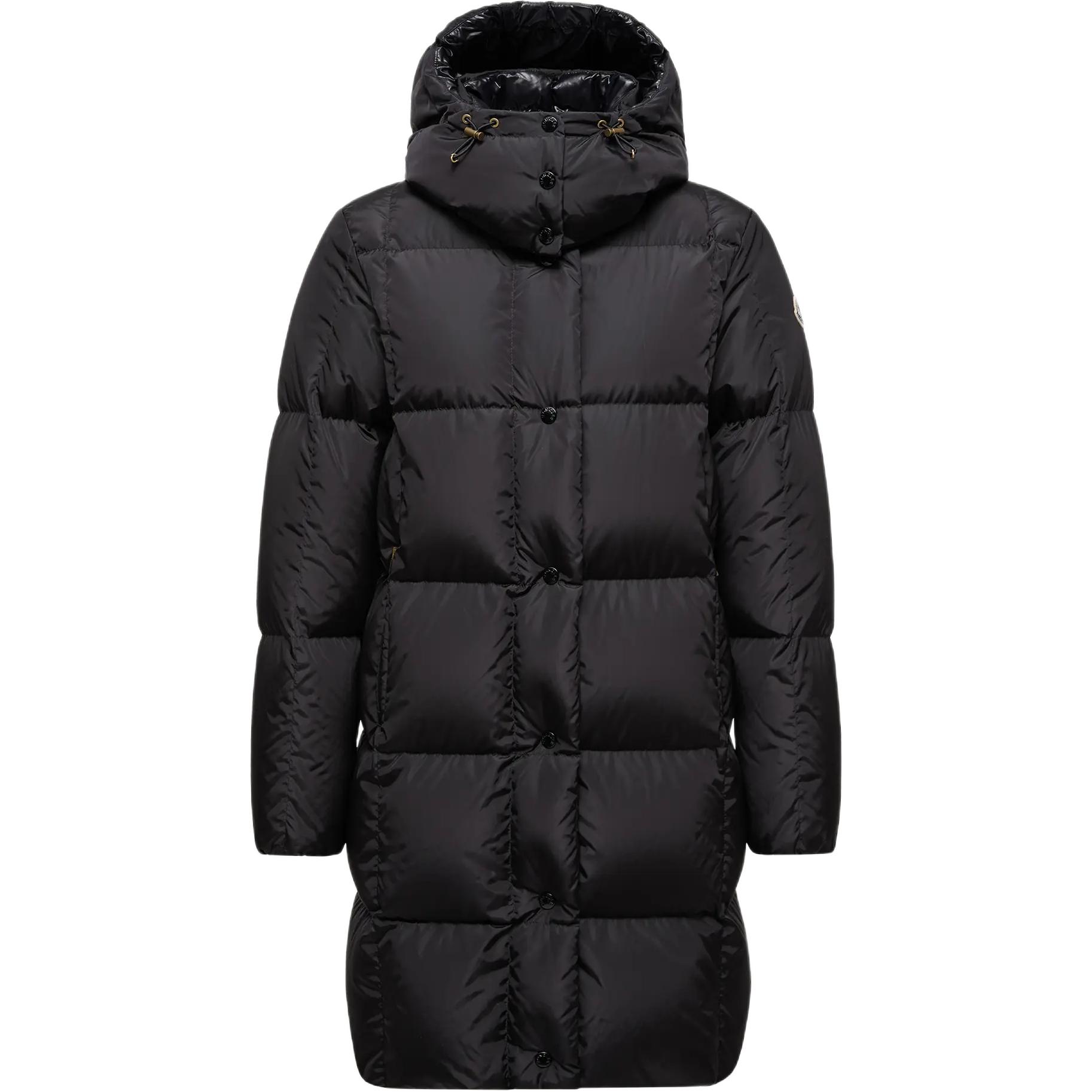 

Moncler Утепленное пальто с капюшоном, Black