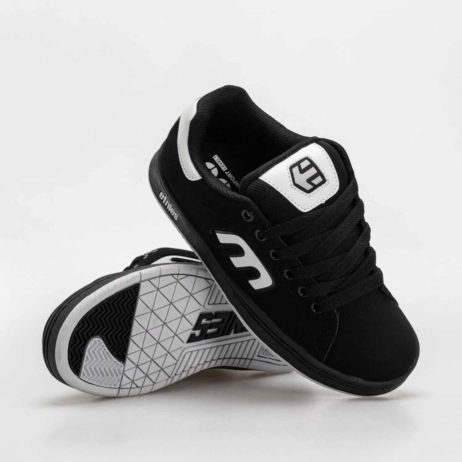 Мужские скейтбордистские кроссовки Etnies Callicut, Black / White — фото 4