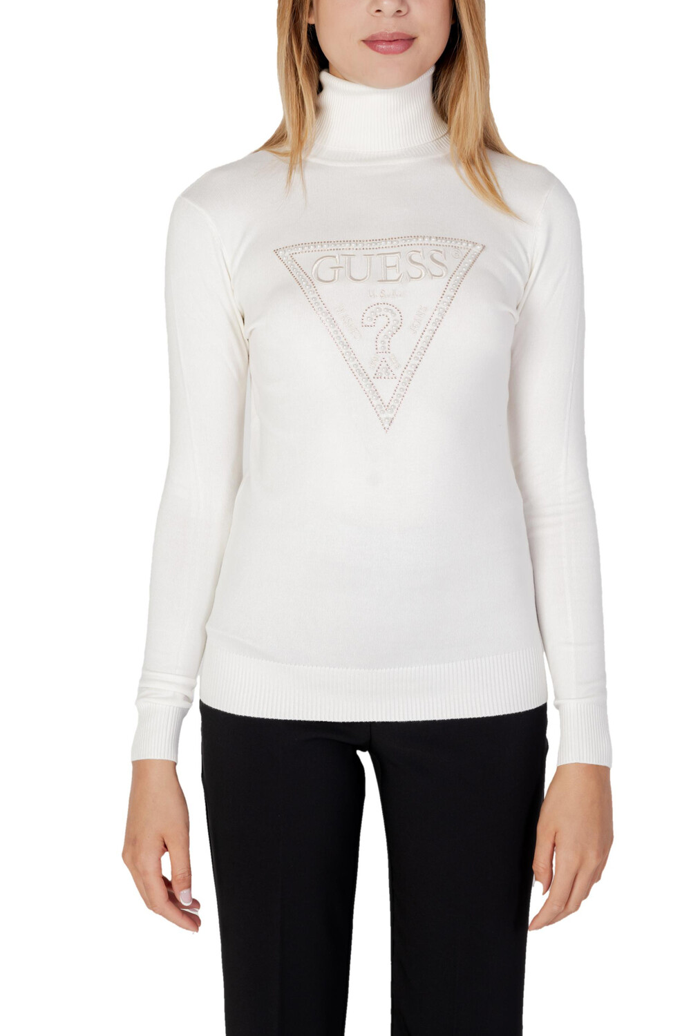 

Водолазка Guess с логотипом, белый
