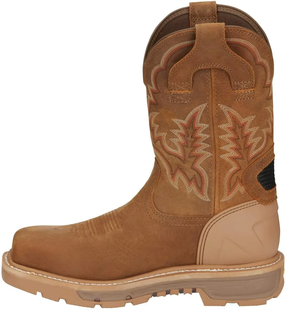Мужские рабочие ботинки Justin Men's Commander Montana Rust водонепроницаемые 11" с нановолоконным композитным носком — фото 3