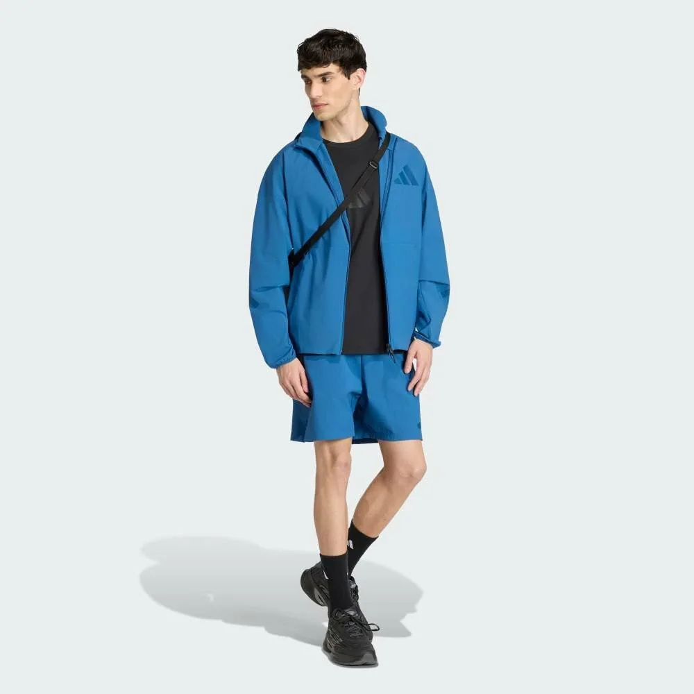 Спортивная футболка ZNE Woven Track Top Adidas, blue — фото 3