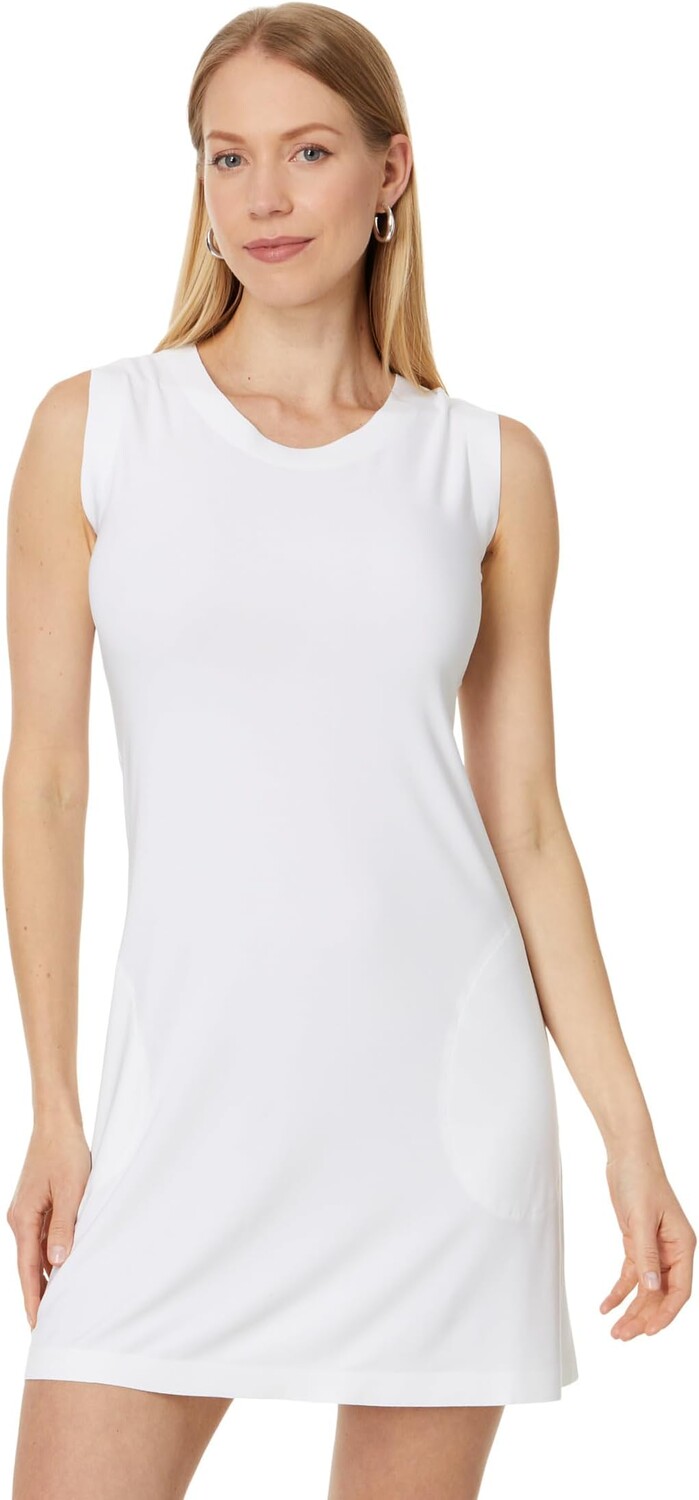 

Платье Norma Kamali Sleeveless Swing Mini Dress, цвет Snow White