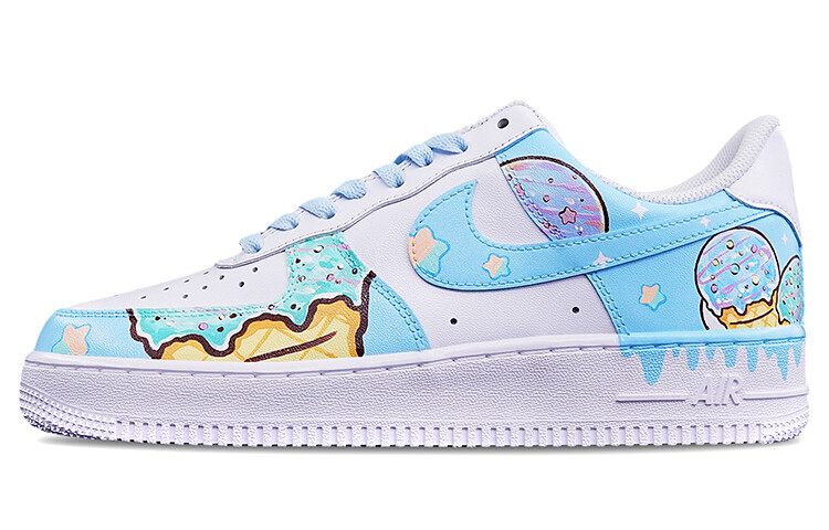 

Кроссовки Nike Air Force 1 Skateboard Shoes Men Low-Top Carolina Blue