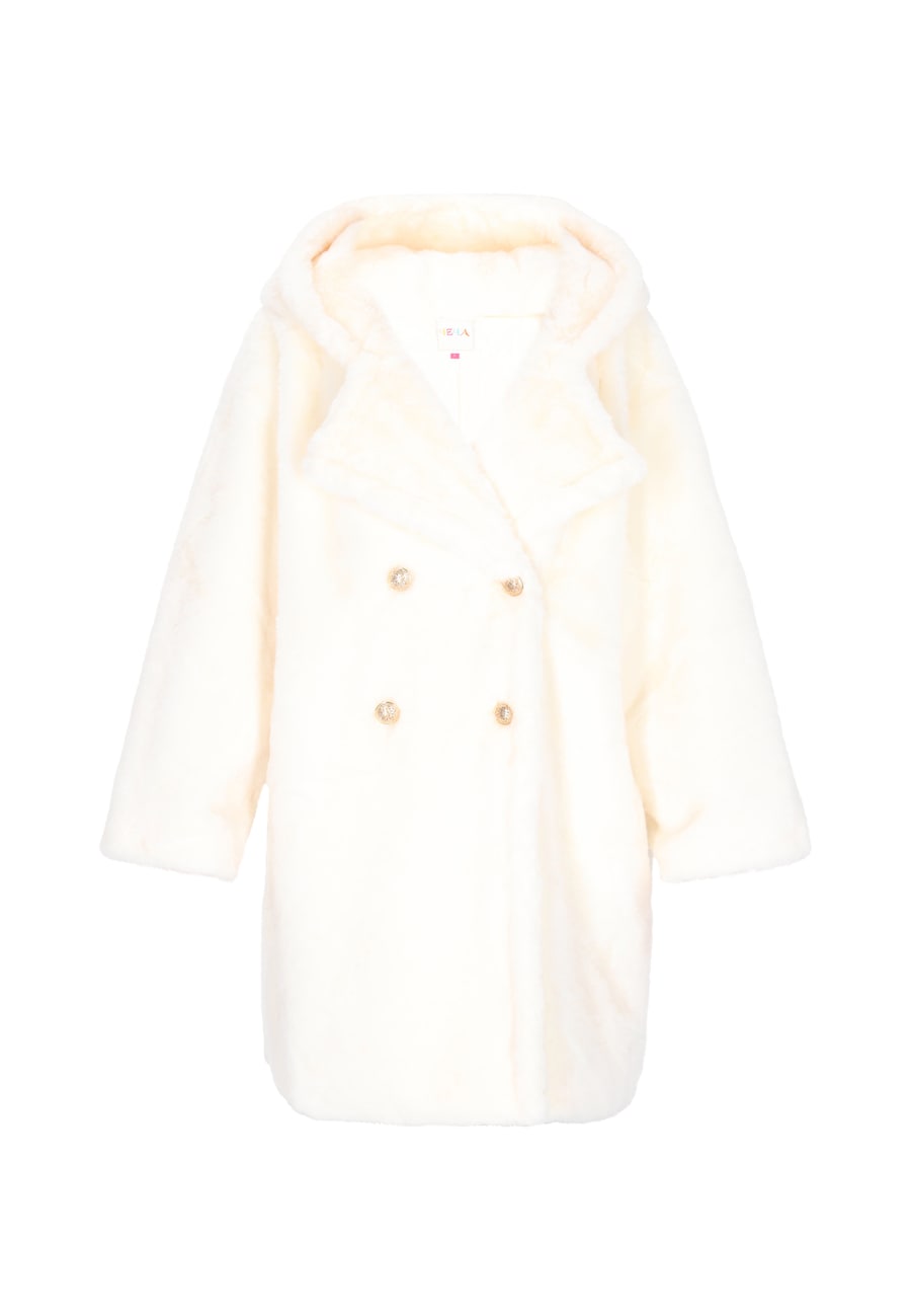

Пальто межсезонное IZIA, от белого