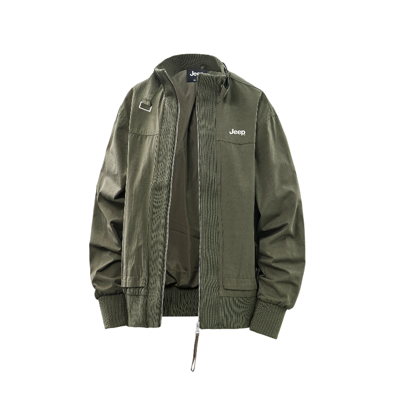 

Jeep Куртка Unisex Army Green Stand Collar Moderate